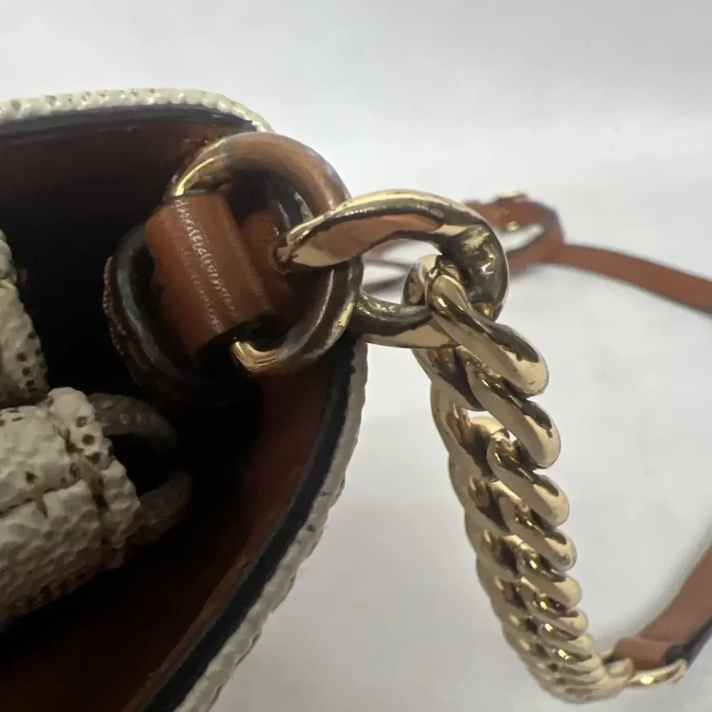 Michael Kors Fulton Cream Logo Crossbody Bag